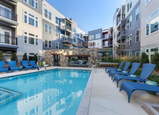 Swimming Pool With Relaxing Sundecks at Cameron Square, Alexandria, 22304