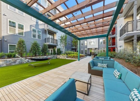 Lounge Area With Hammock at Cameron Square, Alexandria