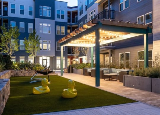 Outdoor Lounge Area at Cameron Square, Alexandria, VA, 22304