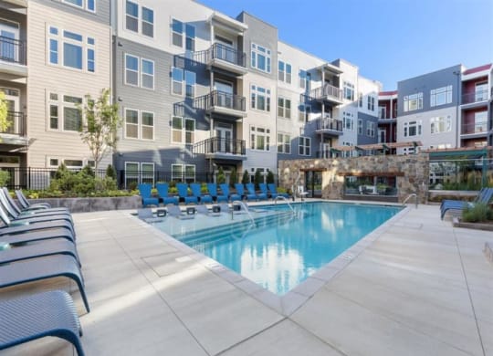 Swimming Pool With Relaxing Sundecks at Cameron Square, Alexandria