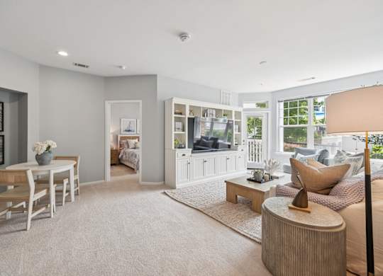 Photo of living and dining room