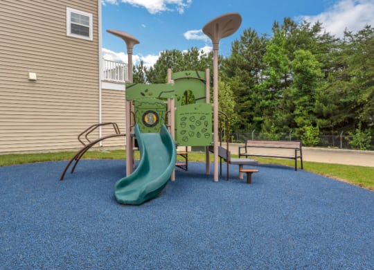 Outdoor playground with slide at Brandywine Crossing, Brandywine, MD 20613