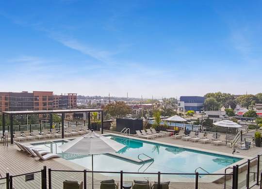 Rooftop pool