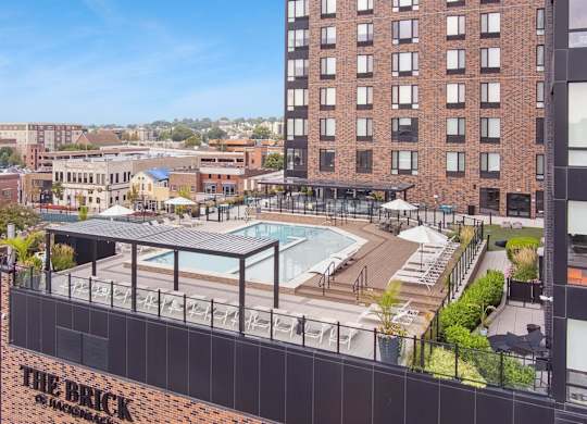 Rooftop pool