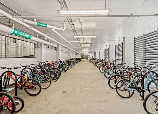 Photo of bike storage