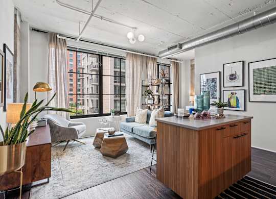 Photo of livingroom and dining room