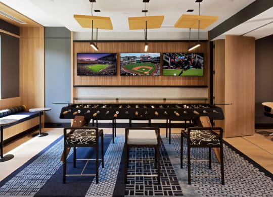 Game room with ample seating