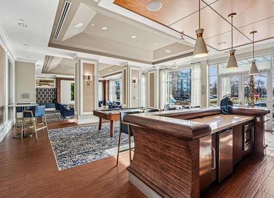 Clubroom bar