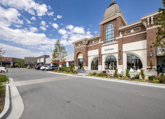 Retail shopping center at Mountain View Village