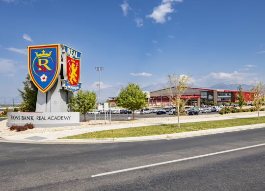 Real Academy monument sign