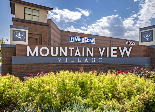 Mountain View Village monument sign