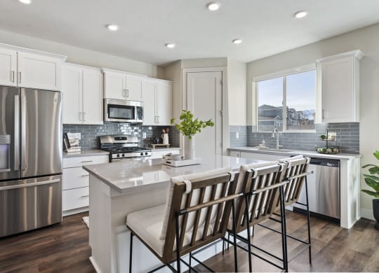 Furnished kitchen
