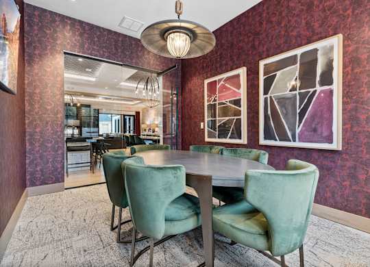 Conference room at 198 Milltown Apartments, Burlington, North Carolina