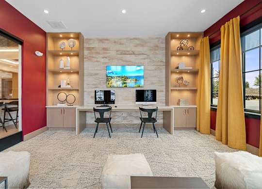 Cyber Lounge at 198 Milltown Apartments, Burlington