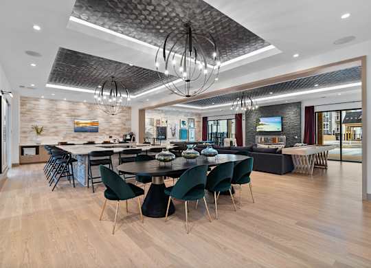 Resident Lounge at 198 Milltown Apartments, North Carolina, 27215