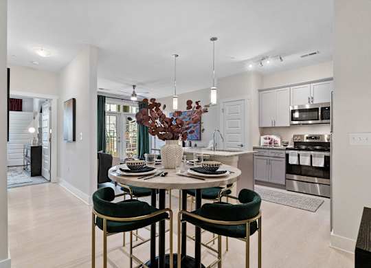 Dining And Kitchen at 198 Milltown Apartments, North Carolina  