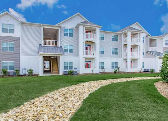 Stone Pathway at Concord Ridge Apartments, Concord, North Carolina