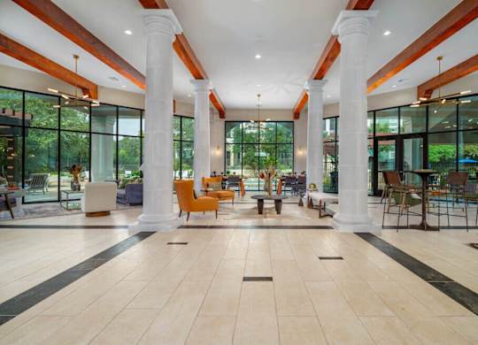 Spacious Lobby at Pecan Springs, San Antonio, 78249
