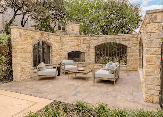 Spacious patio at Pecan Springs, San Antonio, TX, 78249