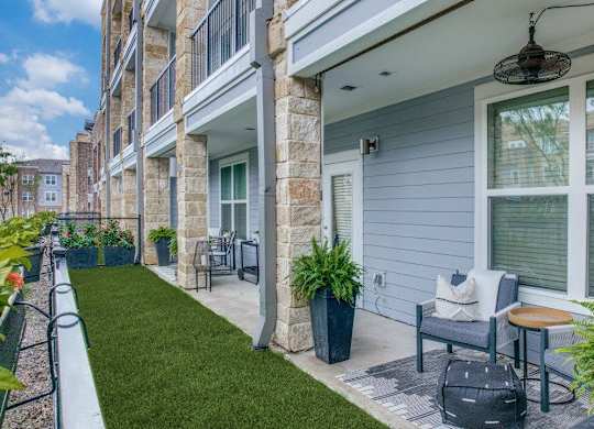 Patio at Magnolia Grove Apartments, Terrell, 75160