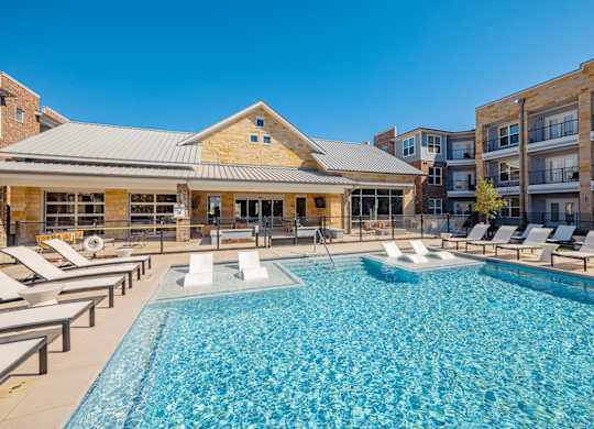 Sparkling Pool at Magnolia Grove Apartments, Texas