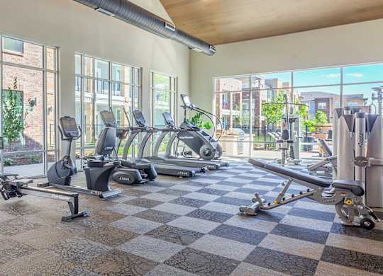 Gym at Magnolia Grove Apartments, Terrell, 75160