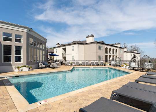 Pool With Sundecks at WildForest Apartments, Birmingham, AL, 35209