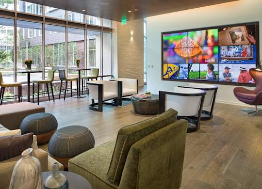 TV Lounge at The Pearl, Silver Spring, Maryland