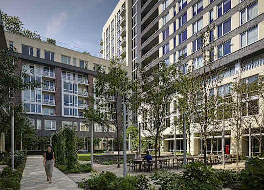 Courtyard at The Pearl, Silver Spring, Maryland
