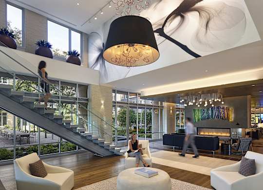 Main Lobby at The Pearl, Silver Spring, Maryland