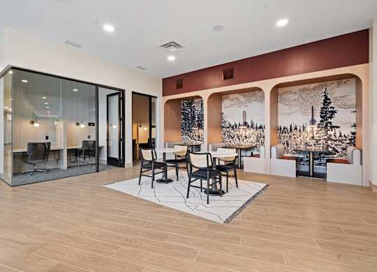 Business Center at The Hallon apartments,Hopkins, 55343