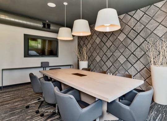 Conference Room at West Line Flats Apartments in Lakewood, CO