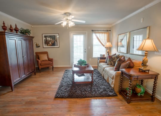 Living Room at Verandas at Taylor Oaks Apartments in Montgomery, AL