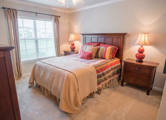 Bedroom at Verandas at Taylor Oaks Apartments in Montgomery, AL