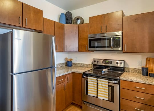 Kitchen at The Enclave Luxury Apartments