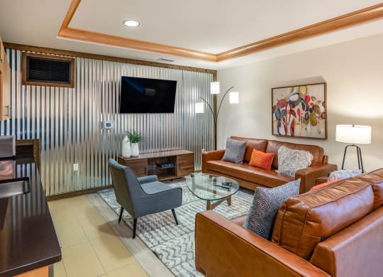 Resident Lounge at The Enclave Luxury Apartments