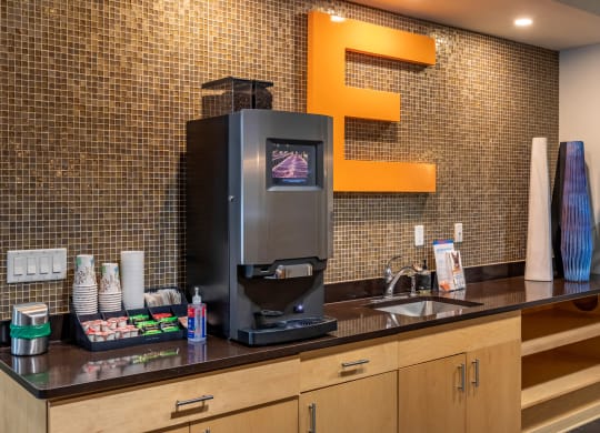 Coffee Bar at The Enclave Luxury Apartments