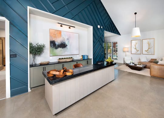 kitchen in the clubhouse