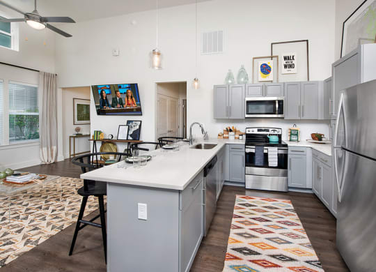 Kitchen at the cottages