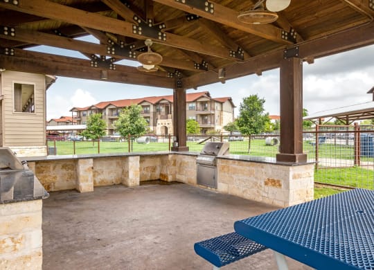 Outdoor Grill Station at Legacy Brooks, Texas