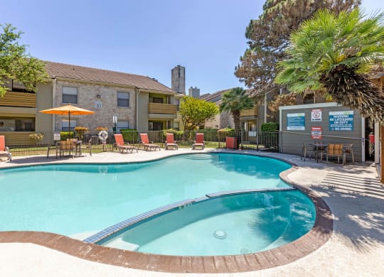 Swimming Pool With Relaxing Sundecks at Turtle Creek Vista, San Antonio, TX
