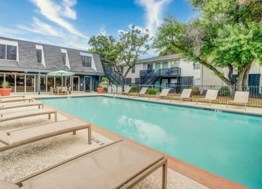 Swimming pool at The Wick, College Station, Texas