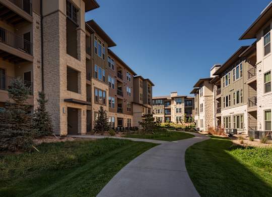 Westerly Apartments With Beautiful Walkway