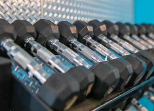 24 Hr Fitness Center with Free Weights