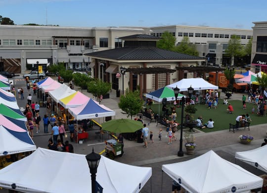 The Farmers Market and Retail Shopping