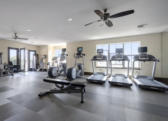 Fitness Center Featuring Dedicated Spin Yoga Studios