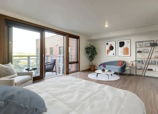 Ballard Lofts Apartment Amenities Private Balconies With a View