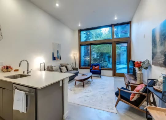 Ballard Lofts Community Amenities Fully Furnished Guest Suite with Direct Courtyard Access
