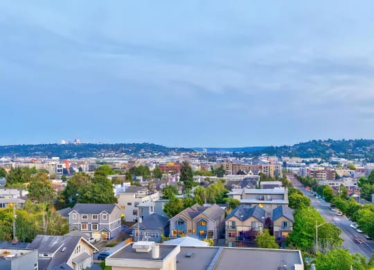 Ballard Lofts Outdoors Open Air Party Patio with Expansive Seating and a View