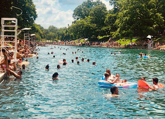 Barton Springs Pool in Austin, TX